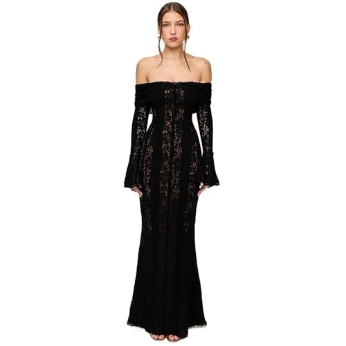 Amazon.com: Women's lace Off The Shoulder Evening Dress 2024 Black Mermaid Cocktail Wedding Party Maxi Dress : Clothing, Shoes & Jewelry Amazon.com: Women's lace Off The Shoulder Evening Dress 2024 Black Mermaid Cocktail Wedding Party Maxi Dress : Clothing, Shoes & Jewelry