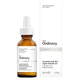 Hinweise: Vitamin C und Alpha Arbutin sind weniger stabil in Formulierungen, die Wasser enthalten und verwenden