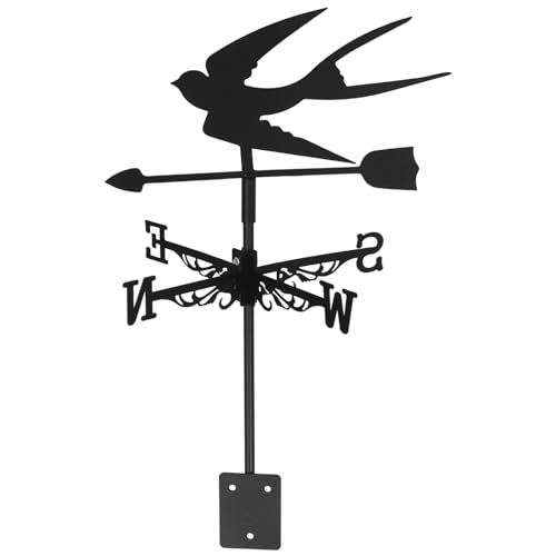 Milisten Girouette en Métal en Forme De Coq Décoration De Jardin Girouette pour Lextérieur