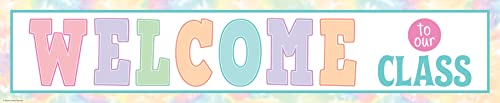 Welcome to Our Class Banner Pastel Pop aux couleurs douces