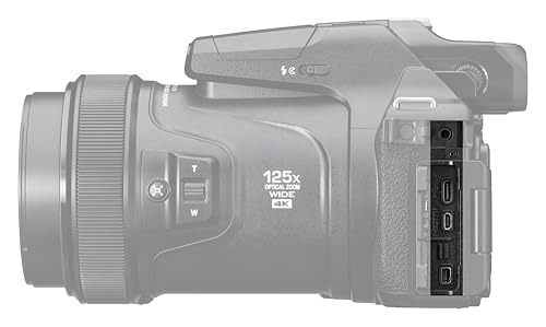 Nikon Coolpix P1100 Fotocamera Bridge, Zoom Ottico 125x (24-3000mm), Sensore CMOS 16 MP, Video 4K UHD, Stabilizzazione Ottica VR, LCD Articolato 3.2", Nero [Nital card: 4 anni di garanzia] - 10