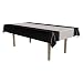 Beistle 57940-BKS Black and Silver Tablecover, 54 Inches by 108 Inches