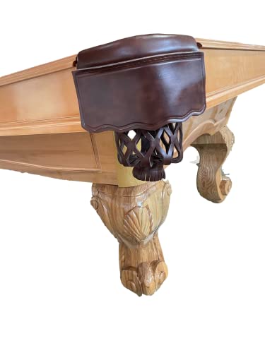 8 Ft. Turnierbillard Billardtisch mit 3cm starken Schieferplatten Billard Modell Nr.:14 Tuchfarbe Grün, Poolbillard Gestellfarbe: Natur – Bild 4