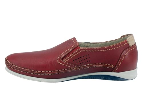 Fluchos Para Hombre. 8565_TORN_TELC Zapatos De Piel Catamaran 8565 MarróN (45), Plano, Ninguno, Casual - 3