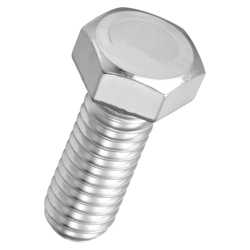 Vis à tête hexagonale 3/8"-16x1" acier inoxydable 304 boulons machine filet complet