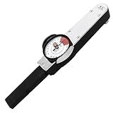 QingYJ Dial Indicator Torque Wrench,Indicating Torquemeter,Precision TLB Torque Wrench for Torque Testing,Cursor Spanner Wrench 0-100 N.m, EOU-LCR-71B767