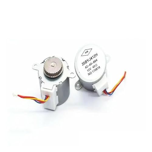 Moteur pas à pas 35BYJ412H avec engrenage synchrone 12V DC à 5 fils de 35mm