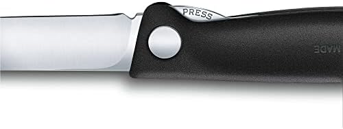 Victorinox Swiss Classic Folding Vegetable Knife with German Lock Black Blister Pack