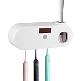 Esterilizador de cepillo de dientes UV, recargable por USB, secado germicida UV,...