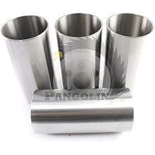 PANGOLIN 4JB1 4JB1T Engine Cylinder Liner Chromed Grade 2 for Isuzu Mustang Bobcat NPR Excavator Aftermarket Parts