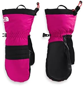 THE NORTH FACE Kids' Montana Ski Mitt, Fuschia Pink/TNF Black, Large
