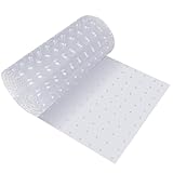 FFPDYBEST Pet Carpet Protector - Doorway Scratch Guard for Dogs & Cats, Heavy-Duty PVC Runner, Clear, 14.9”x43.3”, Cut to Fit, Non-Toxic, Waterproof (Clear, 1 PC)