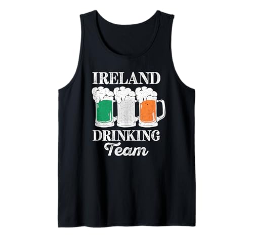 Ireland Drinking Team Funny Irish Party Beer Festival Camiseta sin Mangas