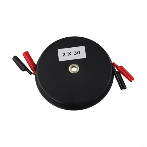 Image of Retractable Multimeter Extension Wire Reel with Clips, 3m/6m/9m Test Cable Spool, for Car Repair Detection, Retractable Test Cable Reel(9m)