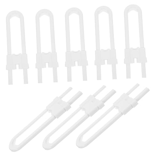 MERRYHAPY 8個スライド式キャビネットロック ラッチ ベビープルーフ用 ドア固定具 食器棚 クローゼット シューズボックス対応