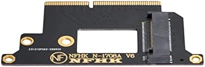 NFHK M.2 NGFF M-Key NVME SSD Convert Card fit for Mac Pro 2016 2017 13" A1708