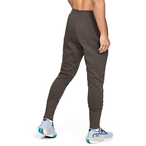 Under Armour Men's Baseline Fleece Joggers, Mountain Brown (250)/Onyx White, Medium #TOP2