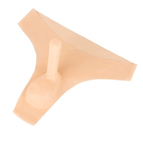 Men's latex underpants, flesh color, transparent T-shaped trousers with elephant trunk sleeve underpants2