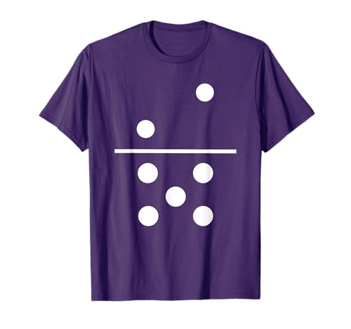 Domino 2 and 5 Matching T-Shirt Halloween Group Costumes 2-5 T-Shirt