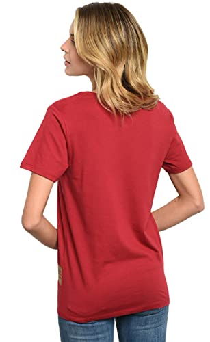 Dc Comics Wonder Woman Womens T-Shirt Costume Print (Dark Red, Medium) #TOP7