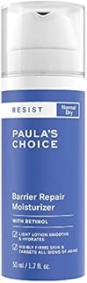 Paula's Choice RESIST Anti Ageing Barrier Repair Moisturiser - Hydrating Night Cream Softens Fine Lines & Wrinkles - Light Lotion for Soft Skin - with Retinol & Squalane - Normal to Dry Skin - 50 ml