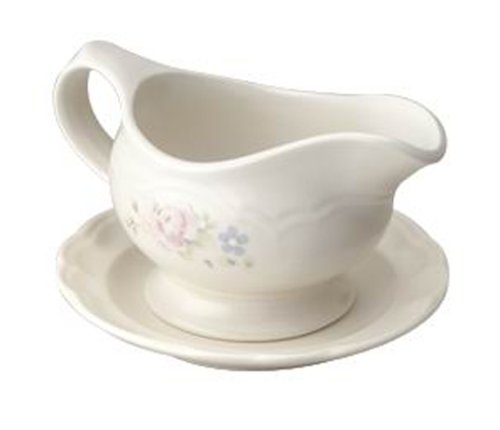 Rose Gravy Boat With Saucer