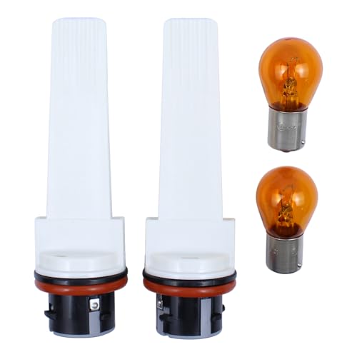 Roneeson Front Turn Signal Light Socket Holder with Bulb for
