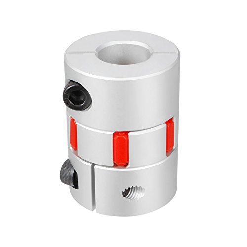 uxcell 15mm to 20mm Shaft Plum Shaped Coupling Coupler 40mm Diameter 55mm Length