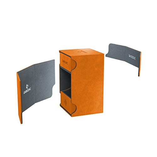 Gamegenic Watchtower 100-Card Convertible Deck Box, Orange - 6