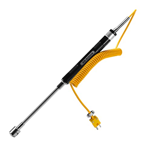 Fangxuee -81532B -50 una 500Deg / C Sonda De Termopar De Superficie PortáTil Tipo K Para Medir La Temperatura De La Superficie