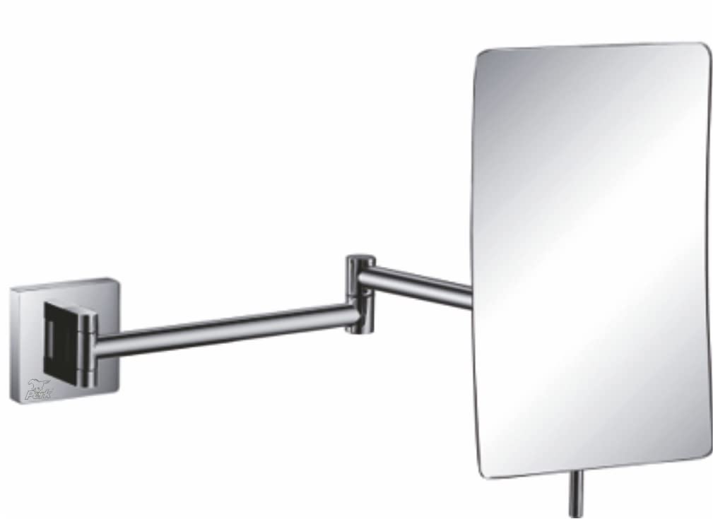 Perk Cosmetic Mirror Square Wall Mounted,Decorative Mirror Square Shape | Mirror for Wall | Mirror for Bathrooms | Mirror for Home | Mirror Decor-image-0