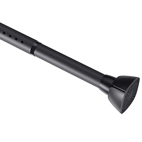 Lolypot Barra telescópica sin taladrar, nunca se oxida, 160-210 cm, barra de cortina de ducha ajustable, barra de sujeción, barra de cortina para sujetar, barra de cortina extensible, barra tensora de