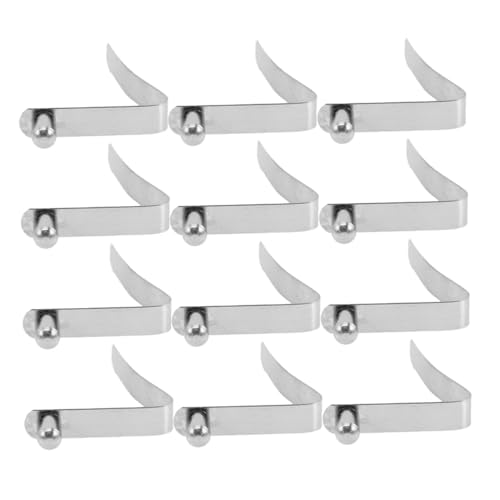 Hemoton Tent Tube Spring Clamp High Durability Easy Locking and Unlocking for Round and Square Tubes Tent Pole Connectors