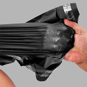 Miniatura 5 de iMBAPrice Paquete de 200 sobres de polietileno negros de 7.5 x 10.5 pulgadas, bolsas de sobres de polietileno color #2, autoadhesivas, impermeables