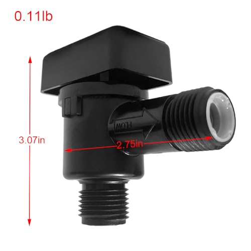 Image of RV Vacuum Breaker Check Valve with Anti-Leak Design | Camper Black Tank Flush Valve Replacement | Prevents Loud Noise & Wet Floor | Durable ABS Material | Golicc 571-VAC-CHK-A