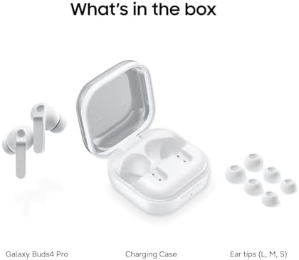 Samsung Galaxy Buds 4 Pro (2026) AI True Wireless Bluetooth Earbuds, Hi-Res Audio, 2-Way Speaker, ANC 2.0, Optimized Comfort, IP57, Live Translation, White [US Version, 2 Yr Warranty] — view 10