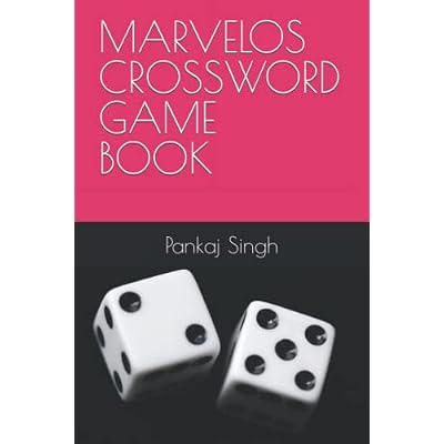 MARVELOS CROSSWORD GAME BOOK