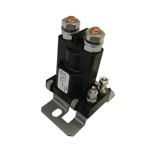 Red Hawk SOL-1006 Solenoid Compatible with/Replacement for Club Car Electric 1995 and Newer 101975901, 8016 36V 4 Terminal Silver Golf Carts