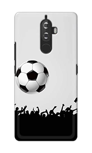 Image of Printed Hard Back Cover Case for Lenovo K8 Note Back Cover (Football Icon) -1302