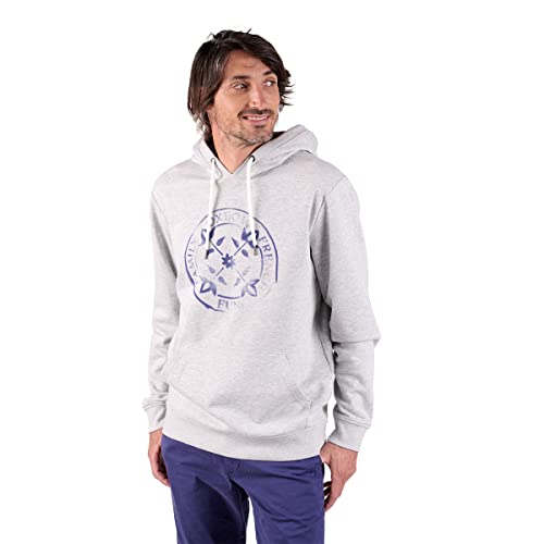 OXBOW O1SAVIOR Sweat à Capuche imprimé Gris Chiné XXL - Image 3