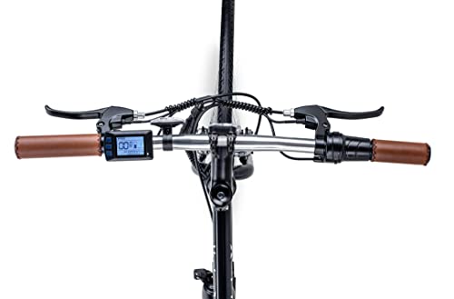 Hurley Electric Bikes Amped Urban Single Speed E-Bike (Blue Sea, Large / 19) #TOP2