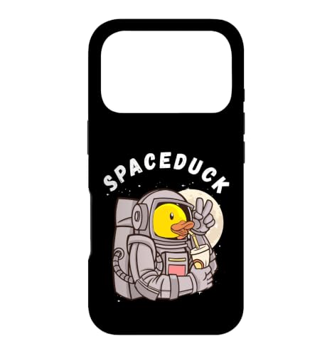 Space Rubber Duck ��������F����s�m ���o�[ �_�b�N�����O �M�����N�V�[ �X�}�z�P�[�X iPhone 17 Pro �p