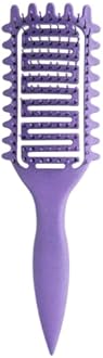 Curl Defining Brush,2024 Curly Hair Brush,Vented Hair Brush for Detangling, Shaping and Defining Curls For Women and Men Less Pulling (Purple)