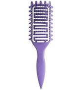 Curl Defining Brush,2024 Curly Hair Brush,Vented Hair Brush for Detangling, Shaping and Defining ...