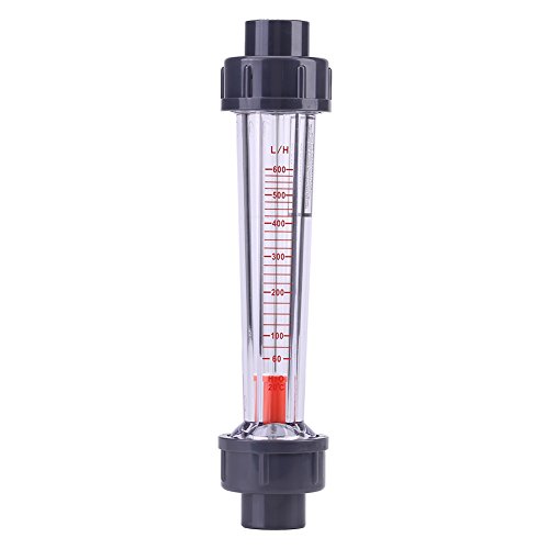 Akozon 60-600L / H Kunststoffrohr Flüssigkeitswasser Rotameter LZS-15 Durchflussmesser