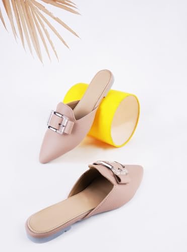 Image of TRYME Trending Stylish Bellies Soft & Comfortable Back Open Slip On Mules Sandal for Womens and Girls