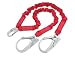Protecta PRO Stretch, 1340161 6-Foot Shock Absorbing Lanyard, 100% Tie-Off Lanyard, 2 1/4