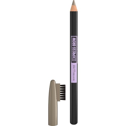 Maybelline New York - Crayon Sourcils Ton sur Ton - Longue Tenue & Effet Naturel - Brosse Intégrée - Formule à la Cire Naturelle - Express Brow - Teinte : Blonde (02)