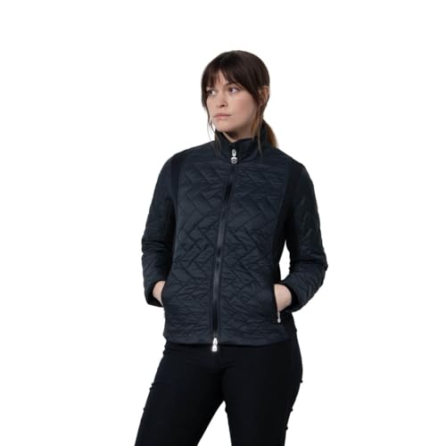 Black Padded Jacket by Daily Sports