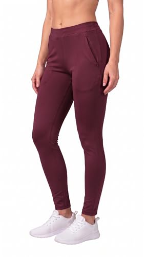 Image of Mehrang Stretchable Yoga Pants for Women & Gym Pants for Women Workout with Mesh Insert & Side Pockets